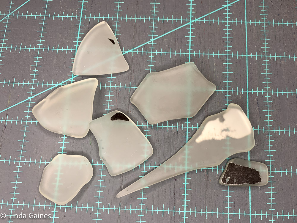 Using Painted Glass for Sea Glass